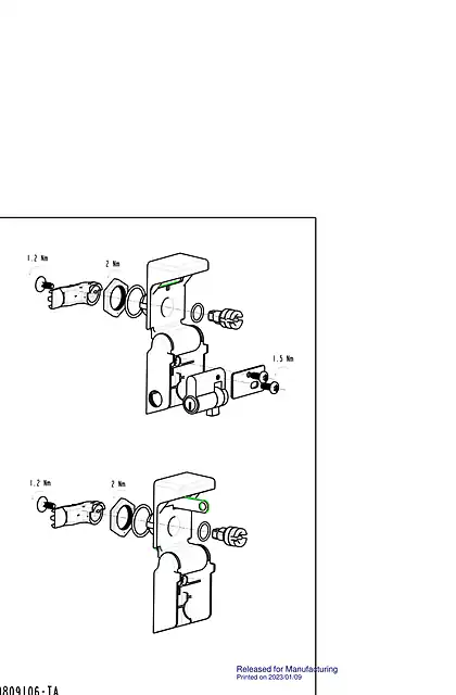 schneider施耐德PanelSeT S3D - Half cylinder DIN and Padlockable closure for S3D & S3DHD - Instruction sheet